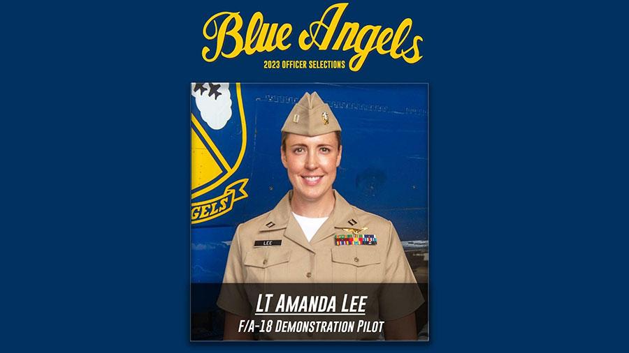 Lt. Amanda Lee of the Blue Angels