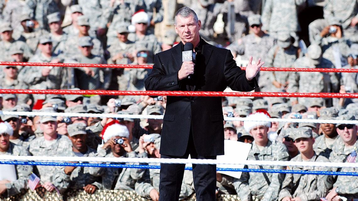wrestling for the troops