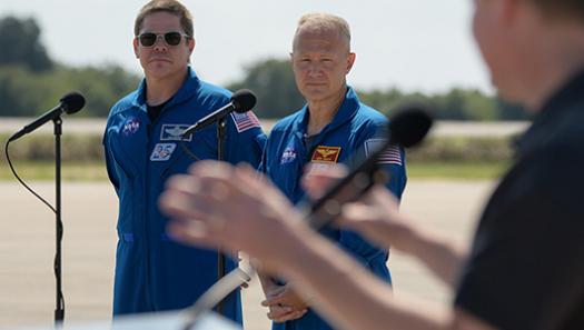 SpaceX astronauts Behnken & Hurley
