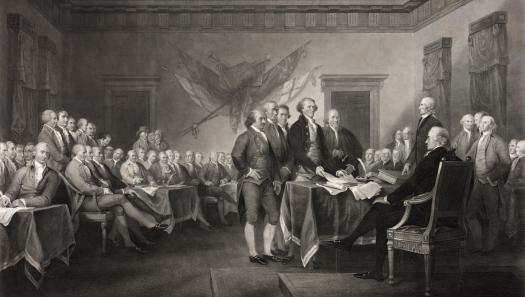 signing declaration of independence