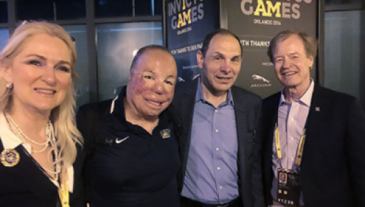 Scott and Lin Higgins, co-founders of Veterans Advantage, at the 2016 Invictus Games